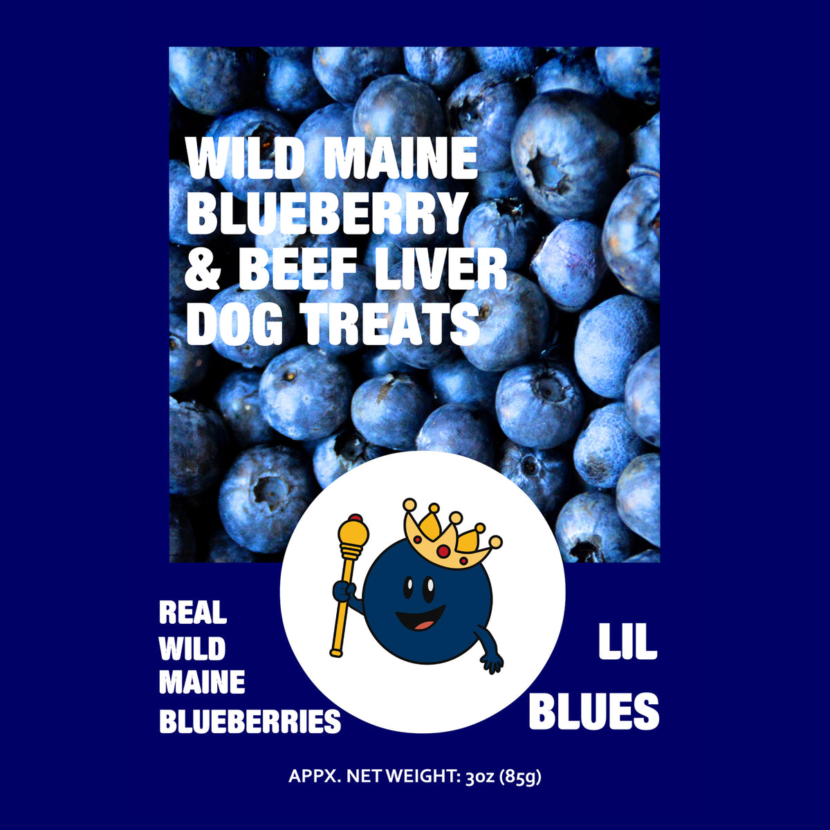 Wild Maine Blueberry & Beef Liver Dog Treats