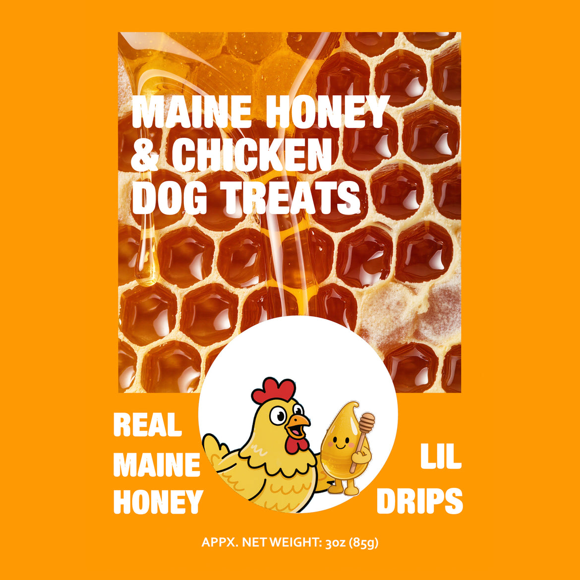 Maine Honey & Chicken Dog Treats