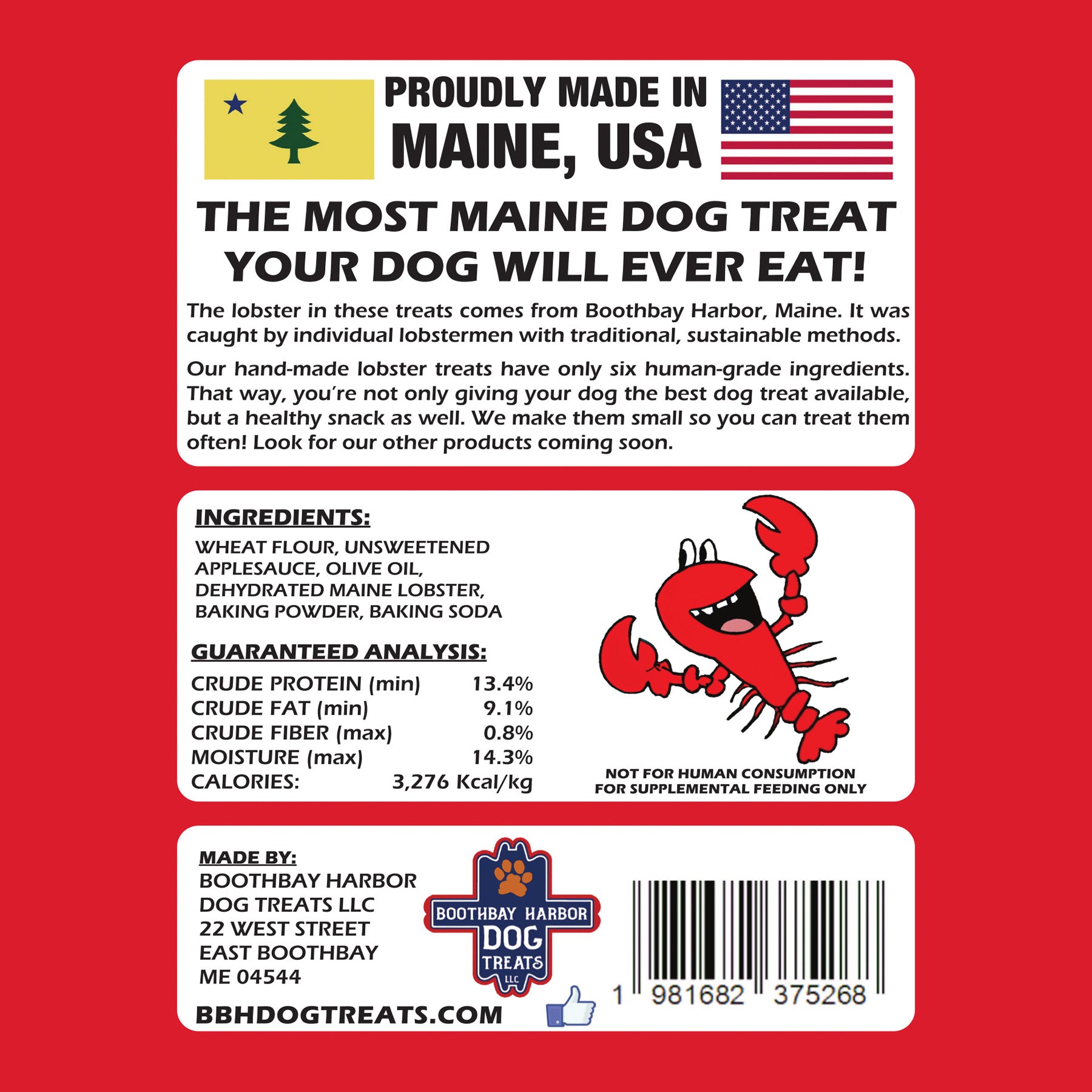 Maine Lobster Dog Treats - Image #2